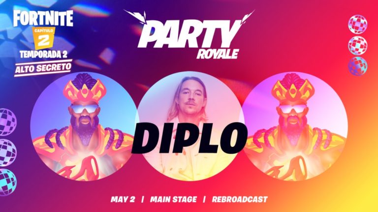 Diplo and Major Lazer concert in Fortnite: date and time