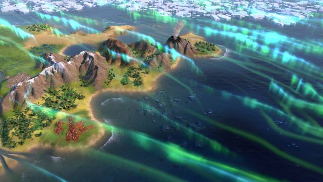 aurora borealis in civilization vi new frontier