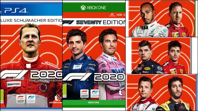 F1 2020 official covers xbox one pc ps4