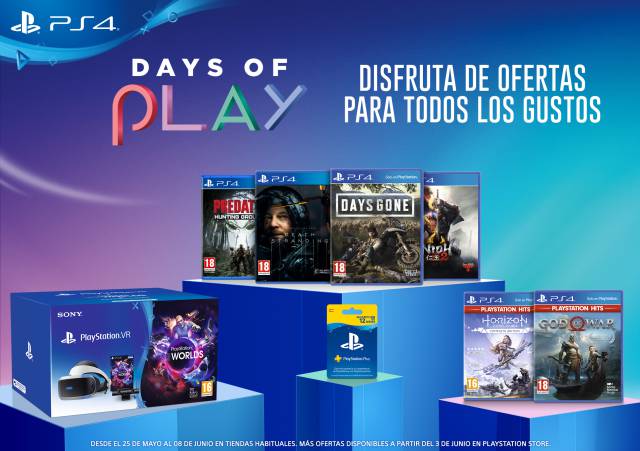 Days of Play offers discounts games ps4 plus now playstation