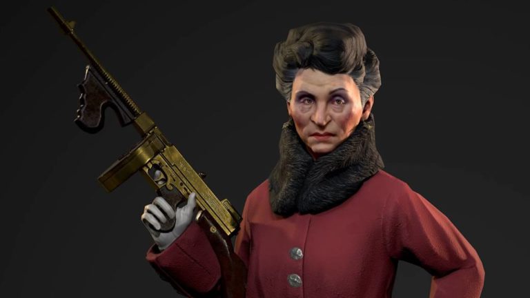 The criminal great-grandmother of John Romero, selectable character in Empire of Sin