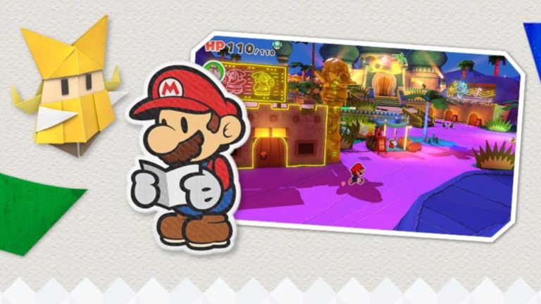 Paper Mario: The Origami King presents its levels, combat system and more