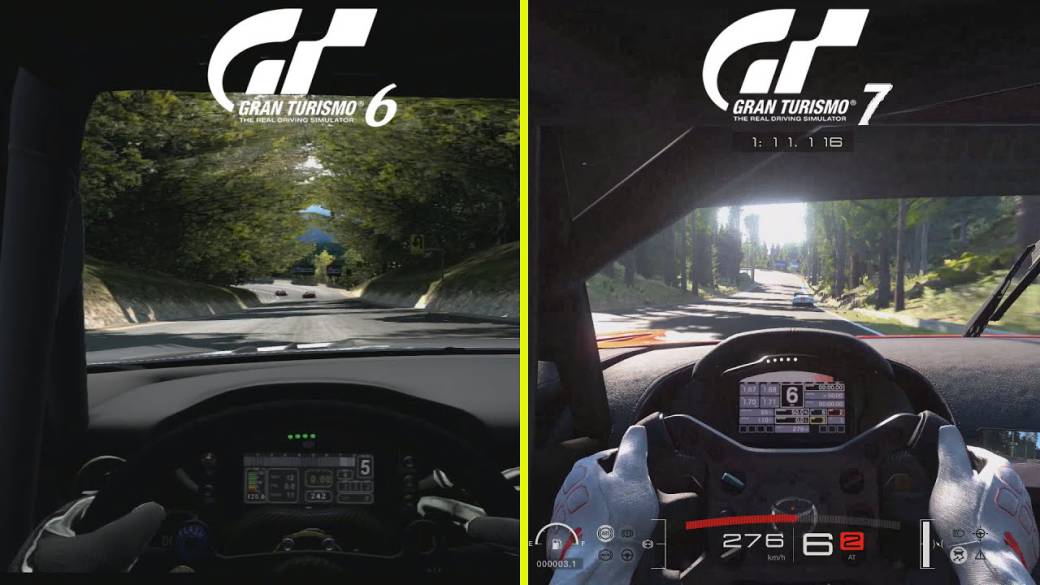 Raad eens hoffelijkheid ik draag kleding Gran Turismo 7 (PS5) vs Gran Turismo 6 (PS3): they compare their graphics  face to face