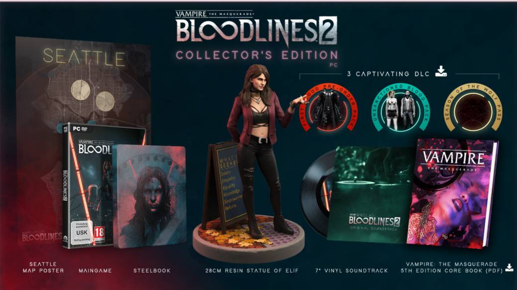 Vampire: The Masquerade - Bloodlines 2 presents its Collector's Edition
