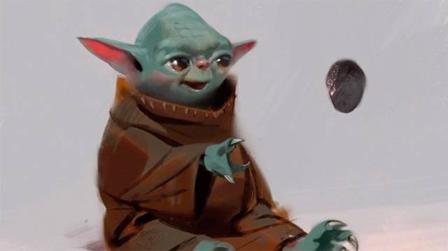 Baby Yoda shows off their quirky original designs for The Mandalorian