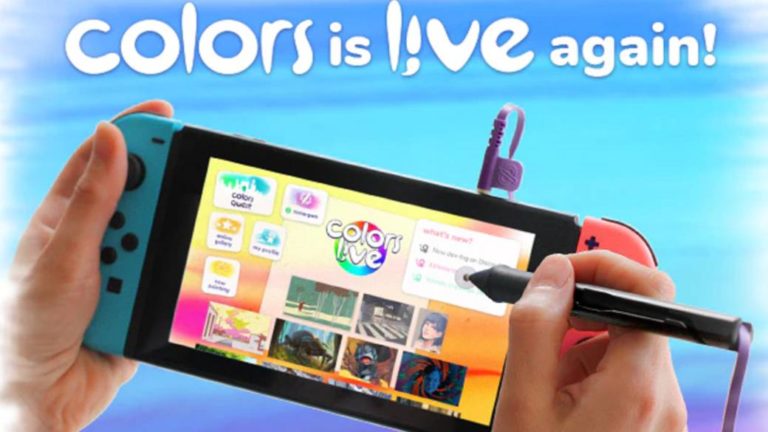Colors! Live, the smart touch pen for Nintendo Switch, sweeps Kickstarter