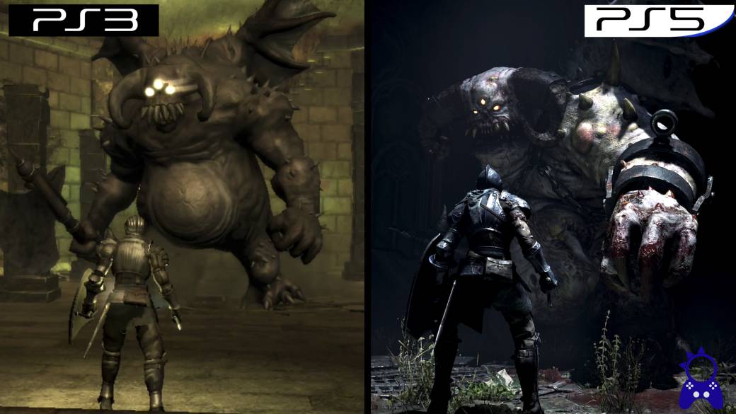 Demon’s Souls Remake (PS5) vs Demon’s Souls (PS3): they compare their graphics