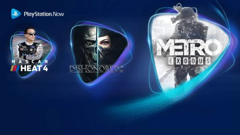 Dishonored 2, Metro Exodus and Nascar Heat 4, new PS Now games in June