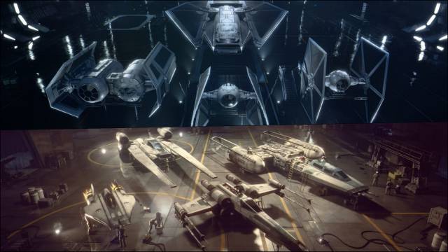Star Wars Squadrons ships
