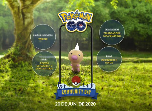 Pokémon GO Weedle June Community Day
