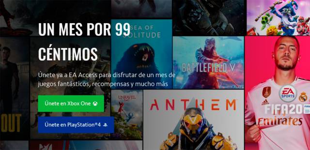 Subscribe for one month to EA Access and Origin Access for 1 euro for a limited time