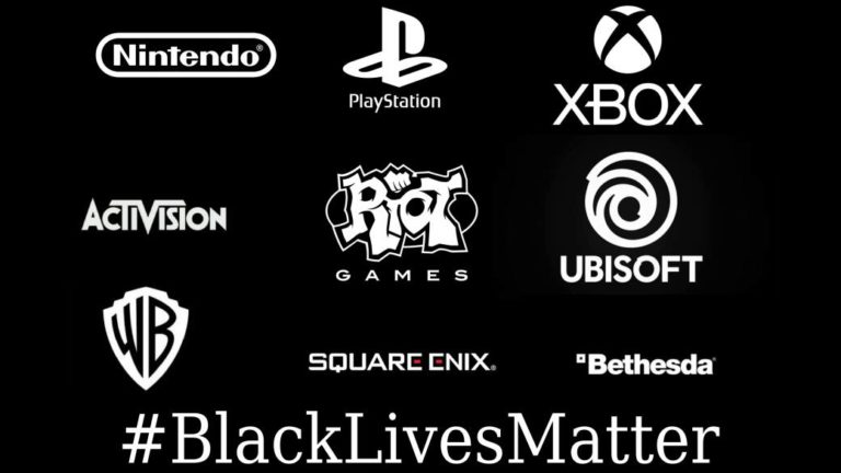 The video game world joins the Black Lives Matter: all messages and gestures of support
