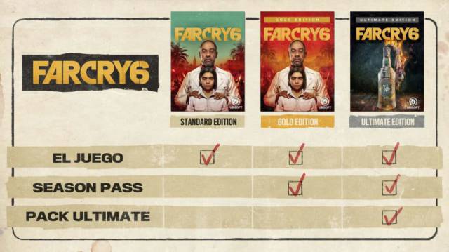 Far Cry 6 special collector editions flamethrower Ubisoft