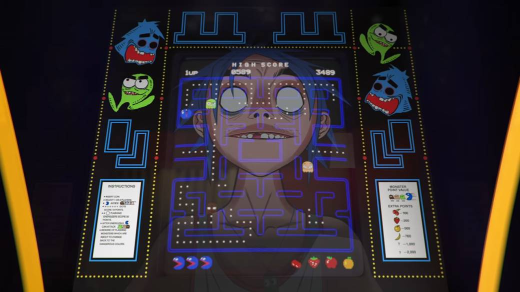 Pac-Man, the new Gorillaz song