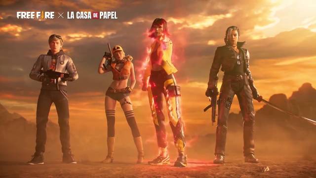 Free Fire Will Have An Event Related To Netflix S La Casa De Papel Series
