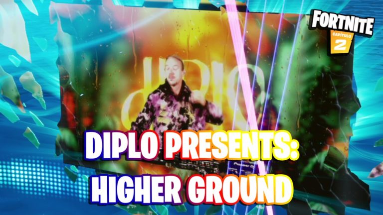 Diplo event in Fortnite live, Higher Ground concert live