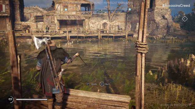 Assassin's Creed Valhalla fishing minigame Ubisoft Forward