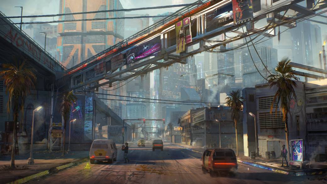 Cyberpunk 2077 shows one of Night City's oldest districts