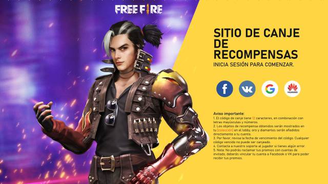 Free Fire: How and where to redeem a code or key in 2020