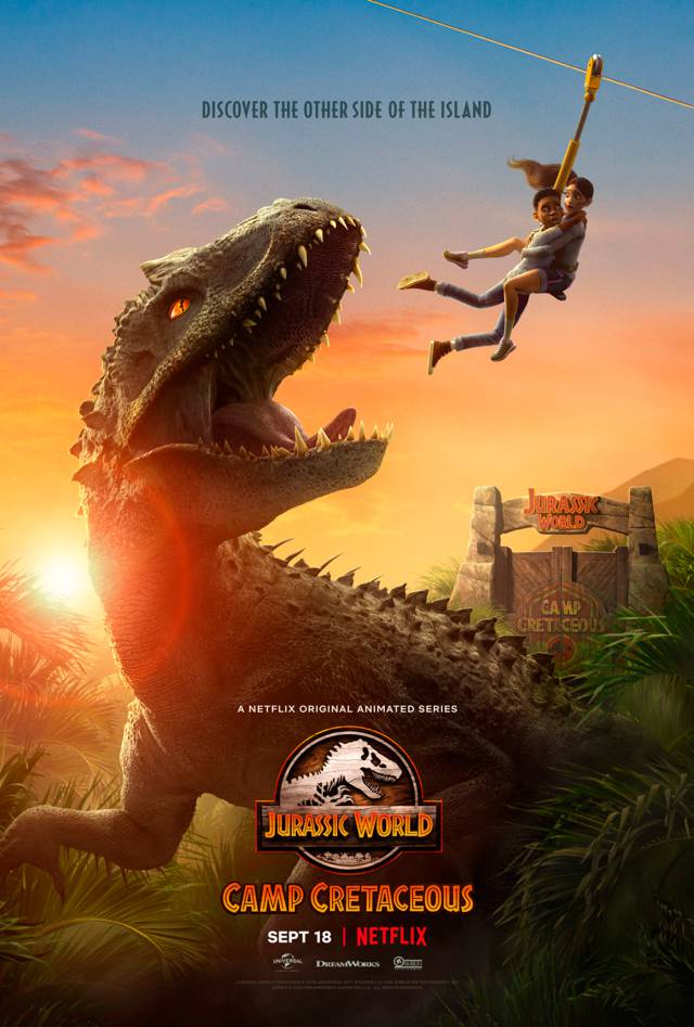 Jurassic World Camp Cretaceous: first trailer for the new Netflix animated series
