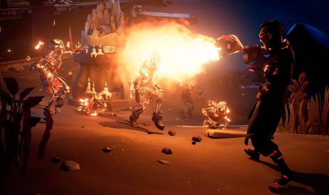 Sea of ​​Thieves: fiery pirates, flamethrowers, and more with Ashen Winds