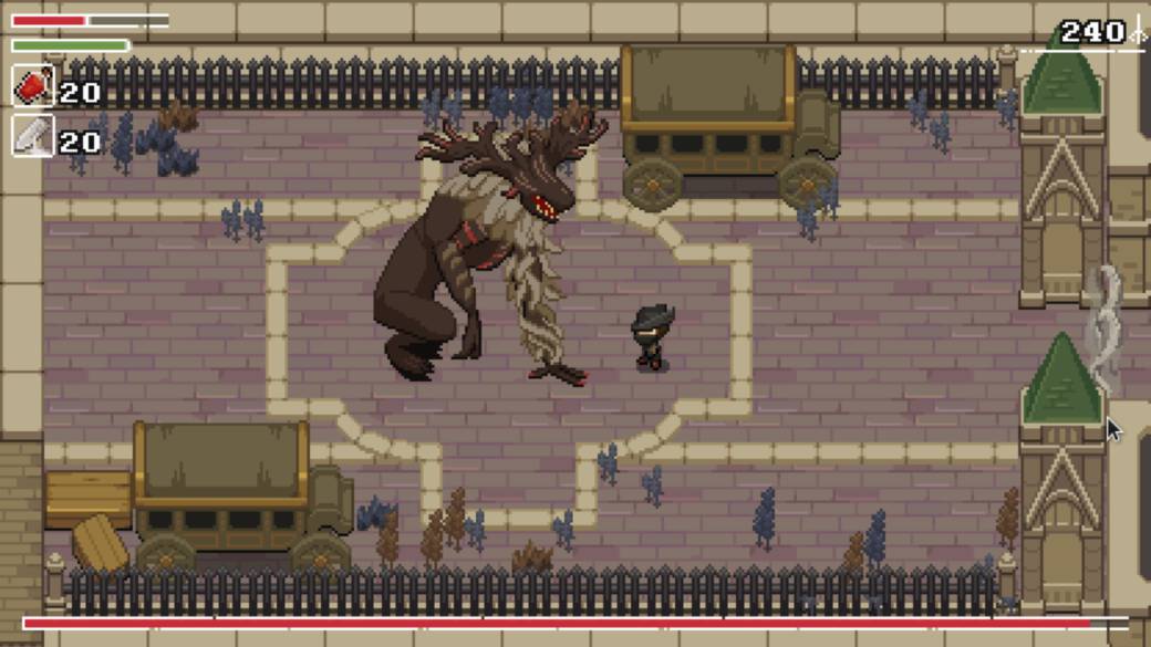 Yarntown: this is the mix of Bloodborne and Zelda in 2D; free on PC