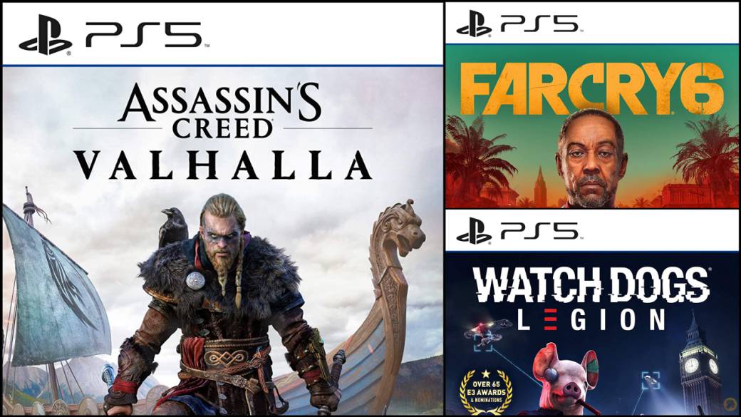 PS5 already has covers for Assassin's Creed Valhalla, Watch Dogs Legion and Far Cry 6