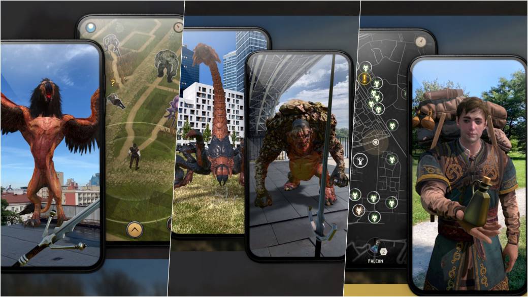 This is the Witcher: Monster Slayer, the delivery in augmented reality for mobile