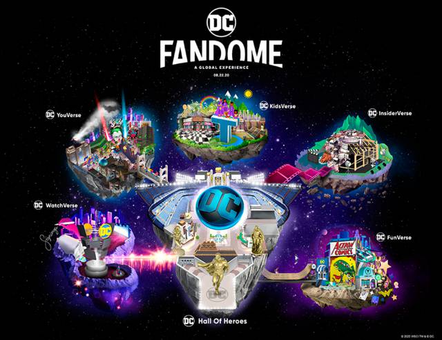 DC FanDome: official hours of the main panels and activities