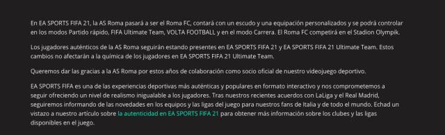 EA Sports Rome