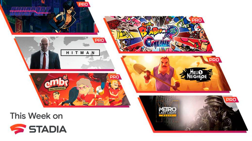 Hitman, Metro Last Light Redux, and Bomberman R Online heading to Stadia Pro in September