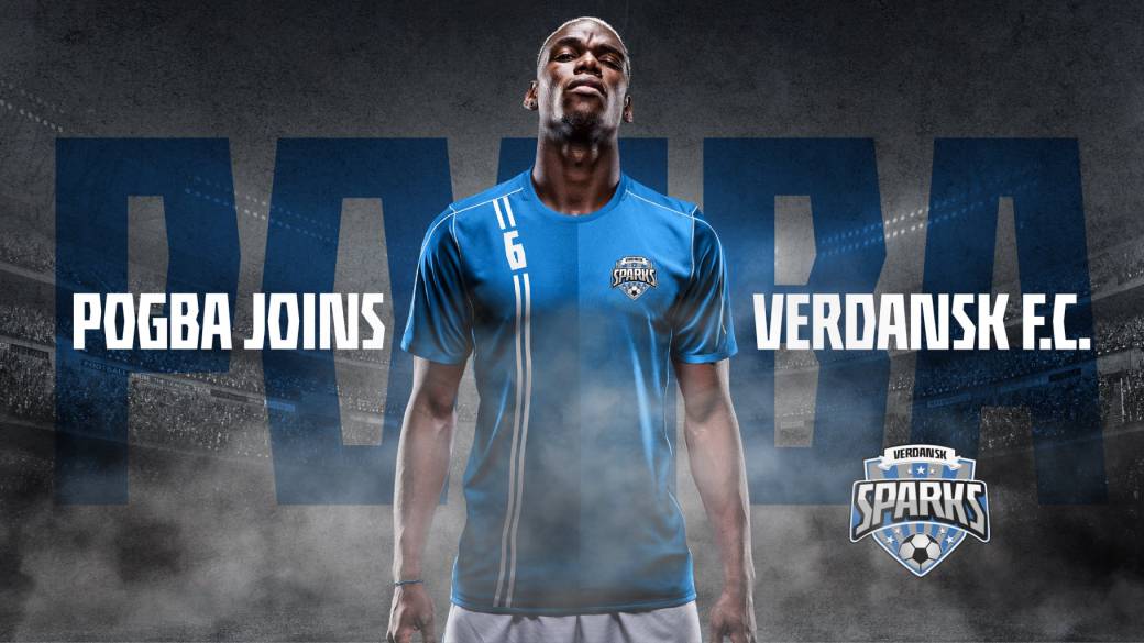Paul Pogba signs for a Call of Duty Warzone team, Verdansk FC