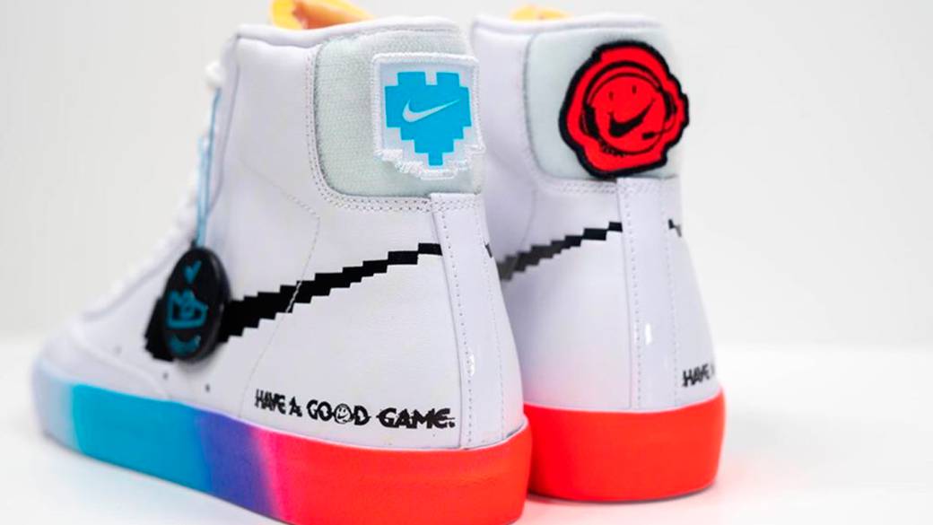 So are the new Nike sneakers inspired by retro video games