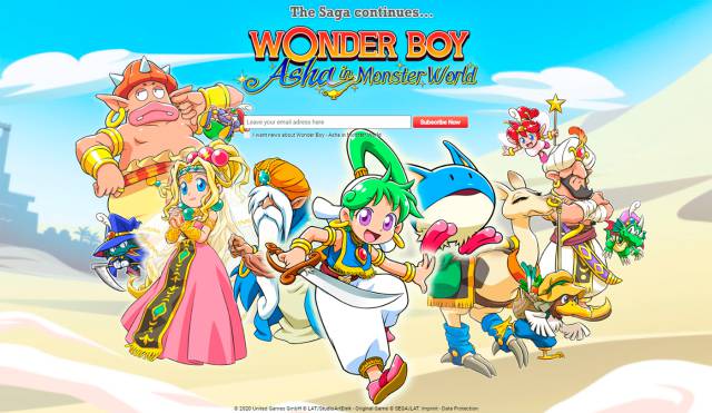 Wonder Boy returns with Asha in Monster World: original delivery for PS4 and Switch