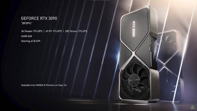 NVIDIA presents its new GeForce RTX 30 graphics cards