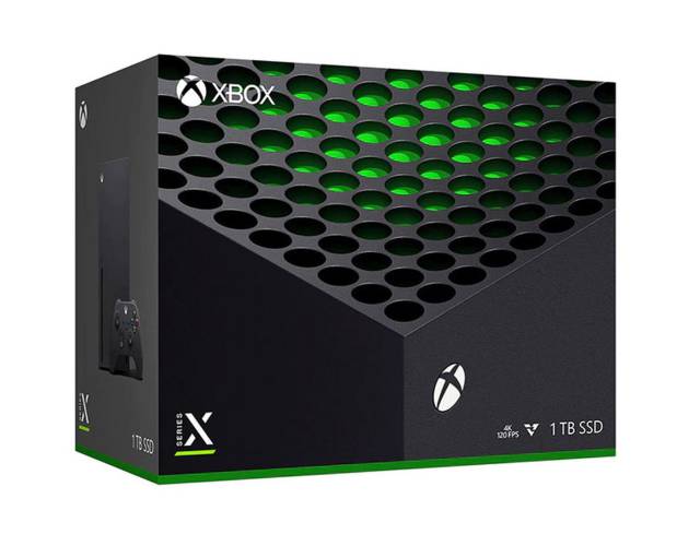 Xbox Seriex X, boxed