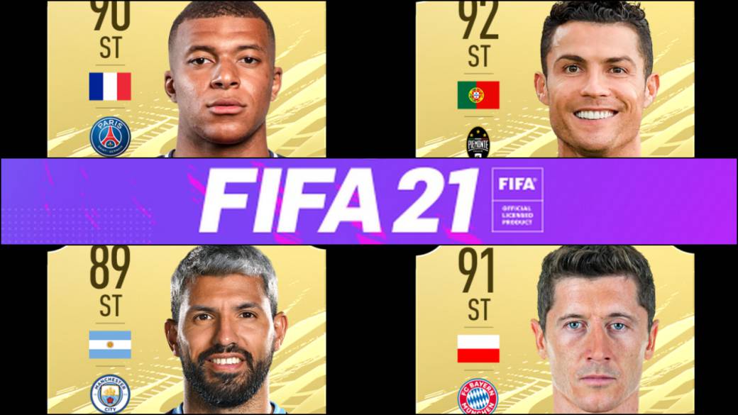 FIFA 21 reveals the best forwards in the game: Cristiano, Agüero, Mbappé and more