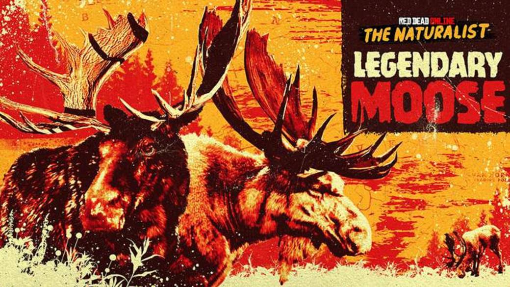 Red Dead Online Sights a Legendary Moose; all the news