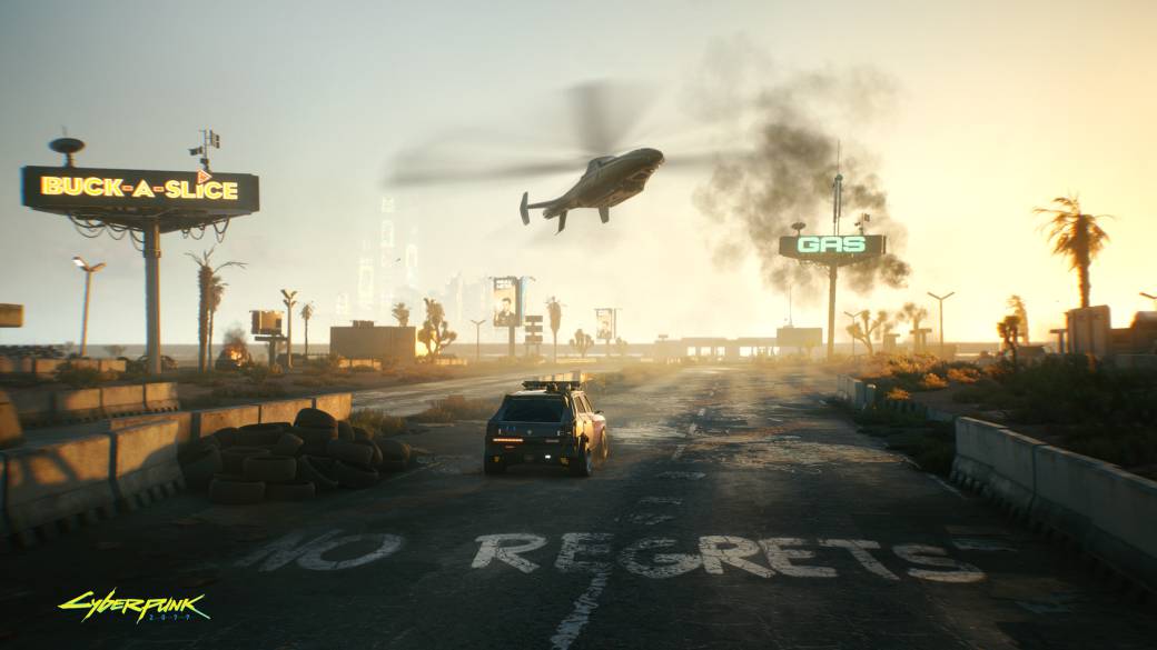 Cyberpunk 2077 shows the wasteland in a new image