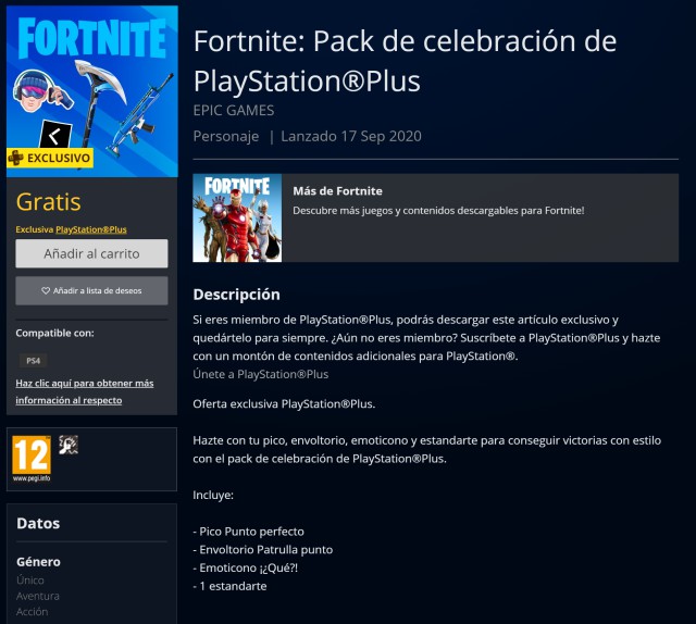 fortnite chapter 2 season 4 pack celebration ps plus september 2020 how to download free