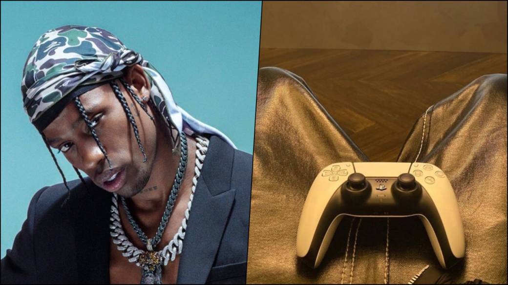 Rapper Travis Scott already has a PS5 DualSense: "I'll be playing until dawn"