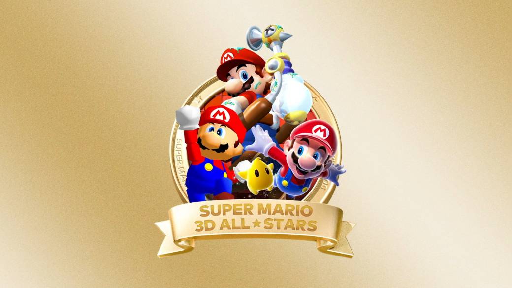 Super Mario 3D All-Stars shows its main menu and 8 minutes of video