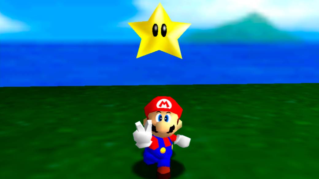 Super Mario 64 from Nintendo 64 and Switch face to face in a comparison video