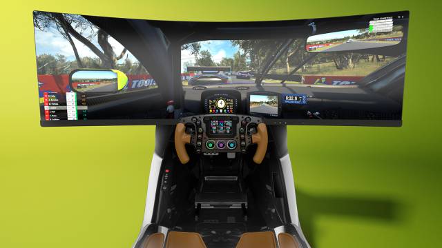 This is the Aston Martin simulator for racing games valued at 62,000 euros