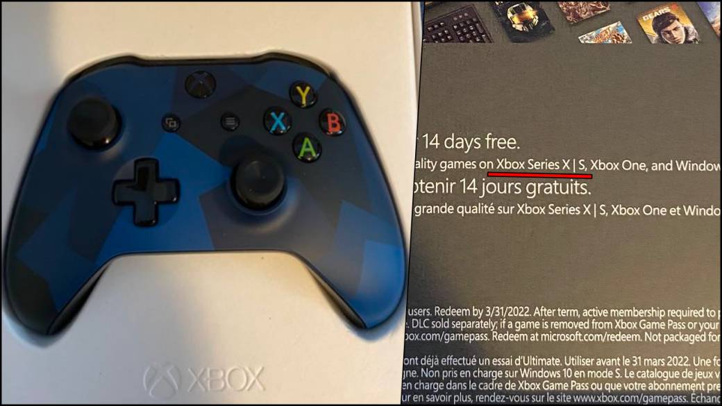 Xbox Series S, mentioned again; this time on an Xbox Game Pass card