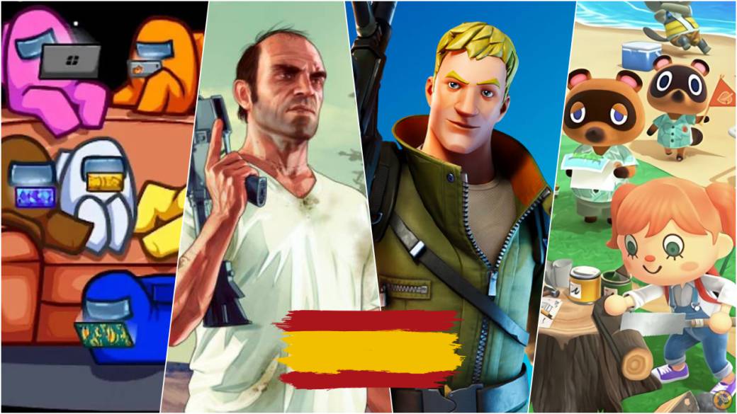 What is most played in Spain? Top-10 most played video games in 2020