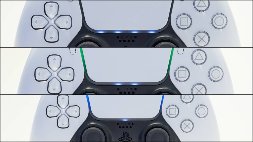 PS5: the DualSense will use lights to indicate which player number we are