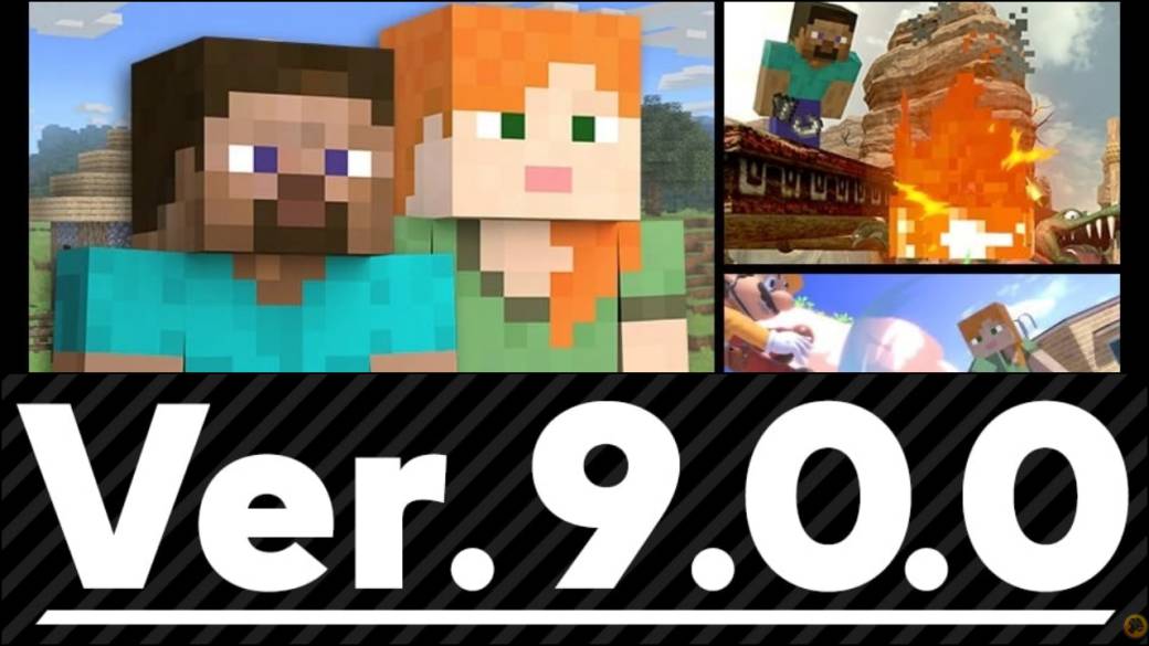 Super Smash Bros. Ultimate is updated to version 9.0.0: Minecraft arrives