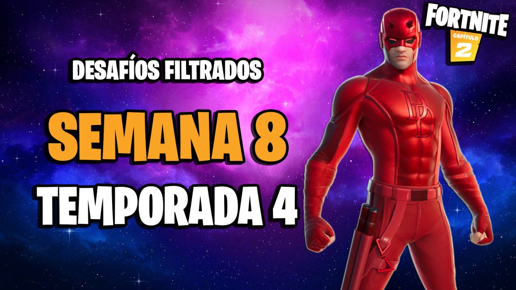 fortnite capitulo 2 temporada 4 desafios filtrados semana 8