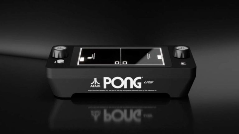 A new mini retro console is here to play Pong: this is the Atari Mini Pong Jr.